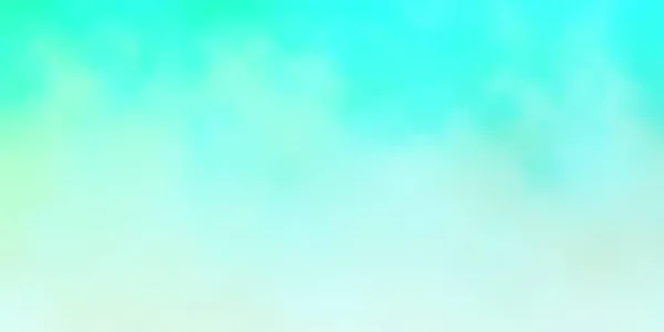 Світло Зелене Векторне Компонування Хмарним Пейзажем Абстрактні Барвисті Хмари Градієнтній — стоковий вектор