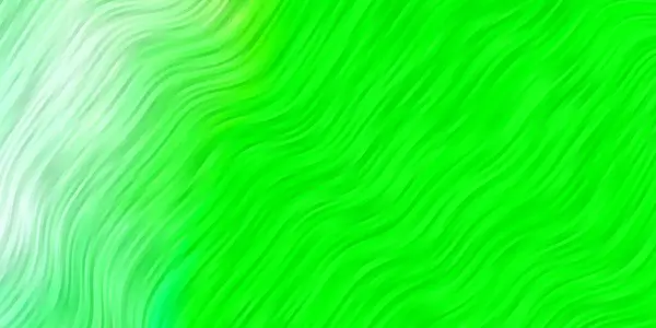 Světle Zelená Vektorová Textura Křivkami — Stockový vektor