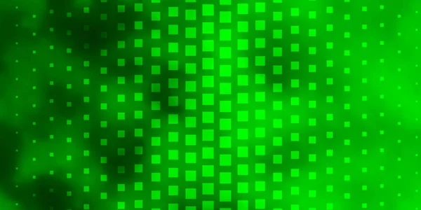 Světle Zelený Vektorový Vzor Čtvercovém Stylu Ilustrace Sadou Přechodových Obdélníků — Stockový vektor