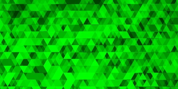 Hellgrüne Vektortextur Mit Linien Dreiecken Moderne Gradientendarstellung Mit Bunten Dreiecken — Stockvektor