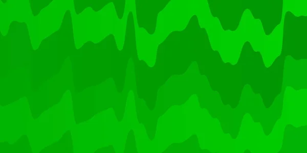Modello Vettoriale Giallo Verde Chiaro Con Linee Spiritose Illustrazione Stile — Vettoriale Stock