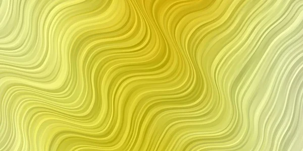 Ανοιχτό Πράσινο Κίτρινο Διανυσματικό Φόντο Καμπύλες Πολύχρωμο Γεωμετρικό Δείγμα Καμπύλες — Διανυσματικό Αρχείο