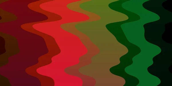 Donkere Multicolor Vector Textuur Met Ronde Boog Gradiënt Illustratie Eenvoudige — Stockvector