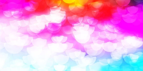 Світлий Багатобарвний Векторний Фон Крапками Блискуча Абстрактна Ілюстрація Барвистими Краплями — стоковий вектор