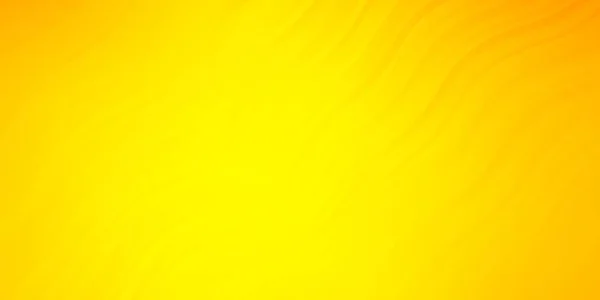 Fond Vectoriel Orange Clair Avec Lignes Courbées Illustration Colorée Avec — Image vectorielle