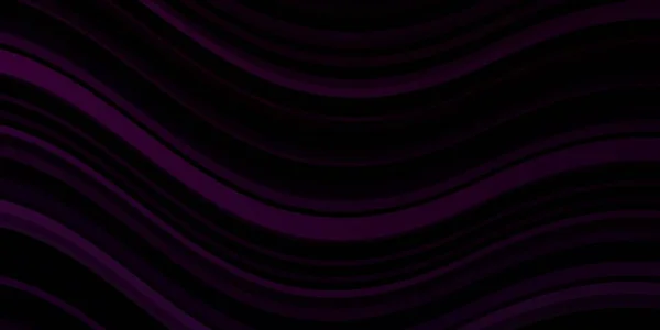 Темно Рожевий Векторний Шаблон Вигнутими Лініями — стоковий вектор