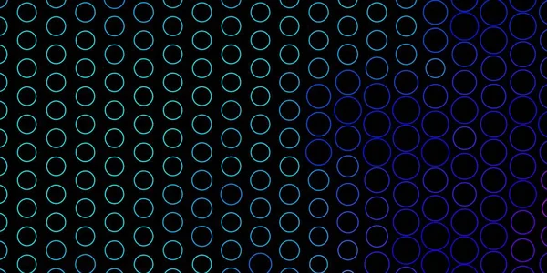 Темно Рожевий Синій Векторний Візерунок Сферами Абстрактні Барвисті Диски Простому — стоковий вектор