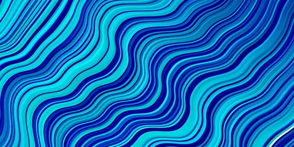Hellrosa Blaue Vektorschablone Mit Kurven Bunte Illustration Abstrakten Stil Mit — Stockvektor