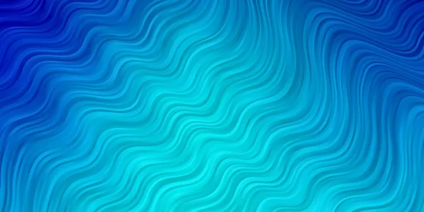 Hellrosa Blauer Vektorhintergrund Mit Kurven Bunte Abstrakte Illustration Mit Verlaufskurven — Stockvektor