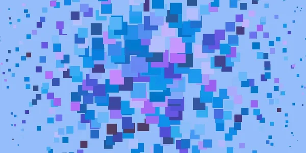 Rosa Claro Fondo Vector Azul Con Rectángulos Nueva Ilustración Abstracta — Archivo Imágenes Vectoriales