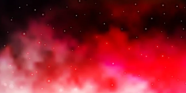 Светло Розовая Красная Векторная Раскладка Яркими Звездами Размытие Декоративный Дизайн — стоковый вектор