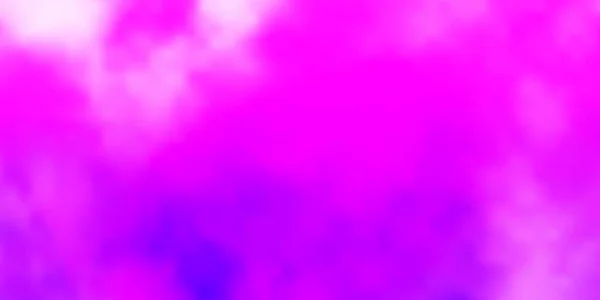 Светло Фиолетовый Векторный Рисунок Облаками Абстрактная Иллюстрация Красочными Градиентными Облаками — стоковый вектор