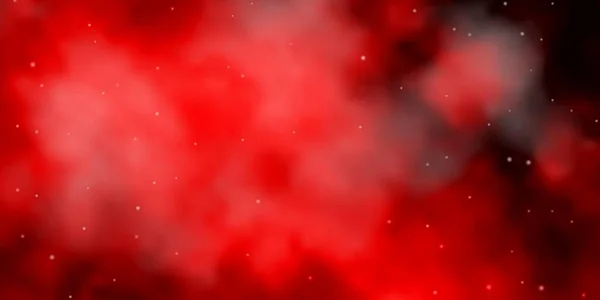 Fondo Vectorial Rojo Oscuro Con Estrellas Colores Ilustración Abstracta Geométrica — Vector de stock