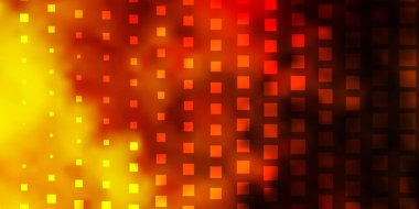 Dikdörtgenli koyu sarı vektör arkaplan. Soyut tarzda dikdörtgenleri olan modern tasarım. Reklamınız, posteriniz, afişiniz için en iyi tasarım.