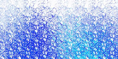 Dairesel yay ile açık mavi vektör düzeni. Gradyan eğrileri olan renkli soyut çizimler. Cep telefonları için şablon.