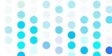 Kabarcıklı açık mavi vektör arkaplanı. Doğa tarzında renkli noktaları olan soyut illüstrasyon. Reklamlarınız için tasarım.