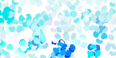 Soyut biçimlere sahip açık mavi vektör şablonu. Basit bir şekilde gradyan olan renkli soyut biçimler. Cep telefonları için arka plan.