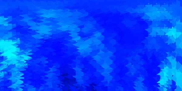 Donkerblauwe Vector Gradiënt Polygon Lay Out Illustratie Gebroken Glazen Stijl — Stockvector