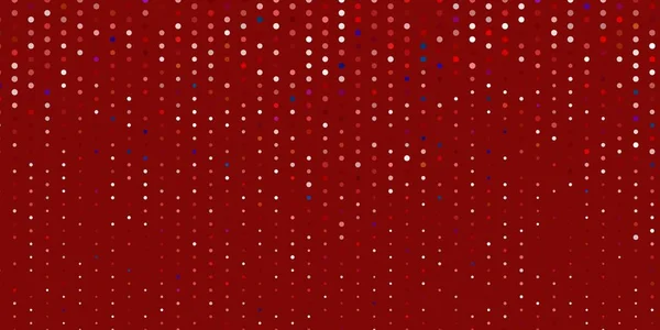 Ljusblå Röd Vektor Bakgrund Med Bubblor Abstrakt Färgglada Diskar Enkel — Stock vektor