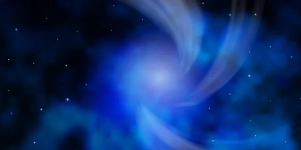 抽象的な星とダークブルーのベクトルパターン — ストックベクタ