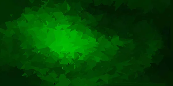 Темно Зелений Векторний Градієнтний Дизайн Багатокутника Абстрактна Ілюстрація Елегантними Градієнтними — стоковий вектор