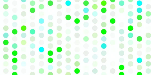 Fondo Vectorial Verde Claro Con Burbujas Diseño Decorativo Abstracto Estilo — Vector de stock