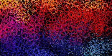 Kaotik şekilli koyu renkli vektör arkaplanı. Basit bir şekilde gradyan olan renkli soyut biçimler. Reklamlarınız için modern tasarım.