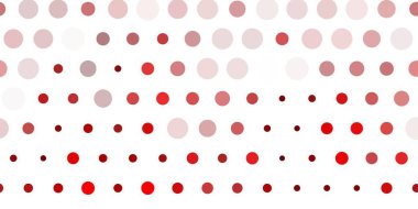 Dairesel şekilli hafif turuncu vektör düzeni. Parlak renkli ve soyut küreler içeren bir resim. Duvar kağıtları, perdeler için desen.