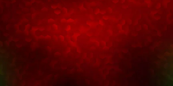 Ciemnozielone Czerwone Tło Wektora Przypadkowymi Formami Kolorowe Abstrakcyjne Formy Gradientem — Wektor stockowy