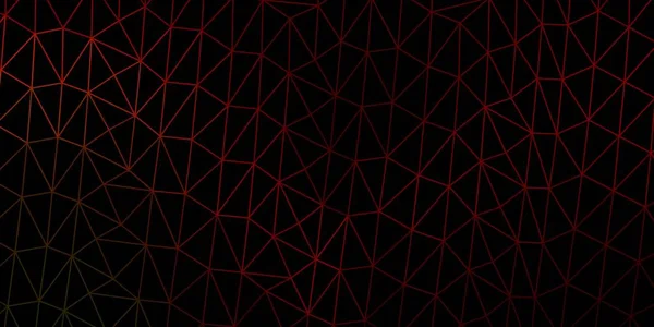 Dunkelgrüner Roter Vektordreieck Mosaikhintergrund Elegante Abstrakte Illustration Mit Gradientendreiecken Hintergrund — Stockvektor