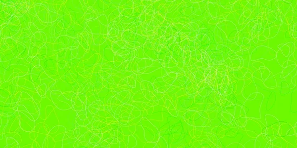 Світло Зелений Жовтий Векторний Фон Хаотичними Формами Простий Дизайн Абстрактному — стоковий вектор