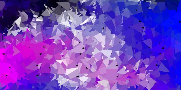 Тёмная Многоцветная Геометрическая Многоугольная Компоновка Мозаичная Красочная Иллюстрация Треугольной Концепцией — стоковый вектор