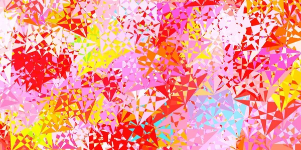 Fond Vectoriel Multicolore Clair Aux Formes Polygonales Magnifique Illustration Abstraite — Image vectorielle