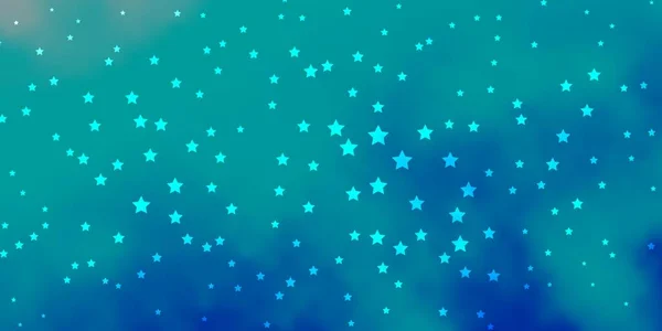 Textura Vectorial Azul Oscuro Con Hermosas Estrellas — Vector de stock