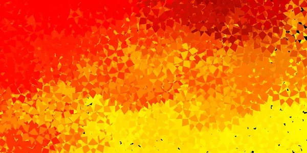 Ανοιχτό Πορτοκαλί Διανυσματικό Πρότυπο Τριγωνικά Σχήματα Υπέροχη Αφηρημένη Απεικόνιση Τριγωνικά — Διανυσματικό Αρχείο