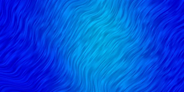 Modèle Vectoriel Bleu Clair Avec Lignes Rondes — Image vectorielle