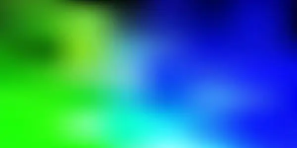 Lichtblauw Groen Vector Abstract Vervaging Patroon Kleurrijke Illustratie Met Verloop — Stockvector