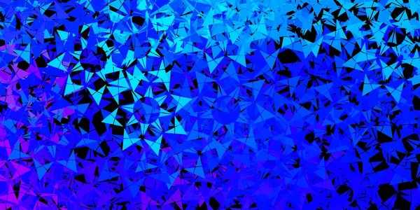 Светло Синий Зеленый Векторный Фон Треугольниками Иллюстрация Набором Красочных Треугольников — стоковый вектор