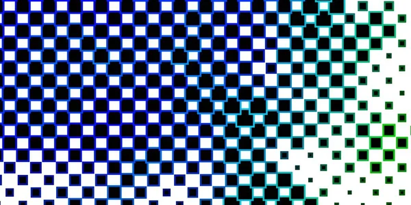 ライトブルー 長方形の緑のベクトル背景 — ストックベクタ