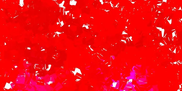 Темно Розовая Красная Векторная Геометрическая Многоугольная Компоновка Красочная Абстрактная Иллюстрация — стоковый вектор