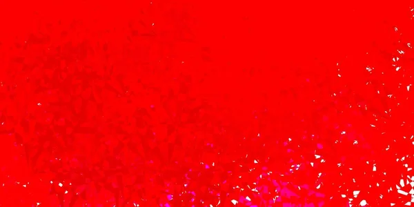 Fondo Vectorial Rojo Rosa Oscuro Con Formas Poligonales Ilustración Material — Archivo Imágenes Vectoriales