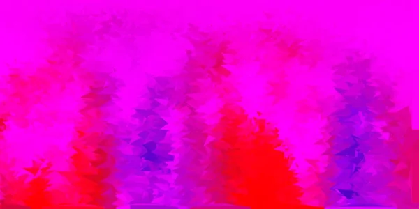 Темно Рожеві Жовті Векторні Мозаїчні Шпалери Трикутника Декоративна Барвиста Ілюстрація — стоковий вектор