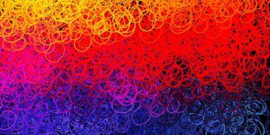 Koyu pembe, sarı vektör arkaplan ve kaotik şekiller. Basit bir şekilde gradyan olan renkli soyut biçimler. Cep telefonları için arka plan.