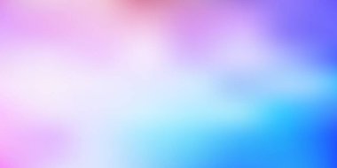 Açık mavi, kırmızı vektör bulanık arkaplan. Görüntü stili ve gradyan ile soyut renkli resimleme. Web uygulamalarınız için duvar kağıdı.