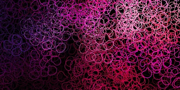 Темно Фиолетовый Розовый Векторный Узор Розовыми Вставками Иллюстрация Красочными Формами — стоковый вектор