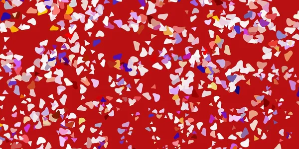 Vaaleanvioletti Vaaleanpunainen Vektori Tausta Satunnaisia Lomakkeita Kuvitus Värikkäitä Muotoja Abstraktiin — vektorikuva
