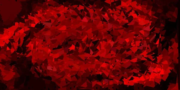 Темно Червоний Векторний Багатокутний Фон Декоративна Барвиста Ілюстрація Абстрактними Трикутниками — стоковий вектор