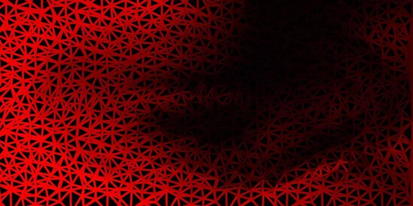 Dunkelrotes Vektordreieck Mosaikhintergrund Dekorative Bunte Illustration Mit Abstrakten Dreiecken Hintergrund — Stockvektor