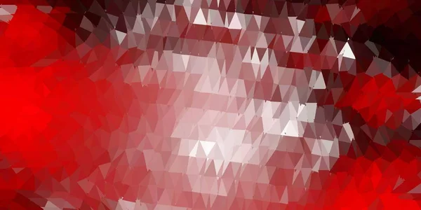 暗红色矢量梯度多边形布局 现代抽象图解与多边形三角形 网站的智能模式 — 图库矢量图片