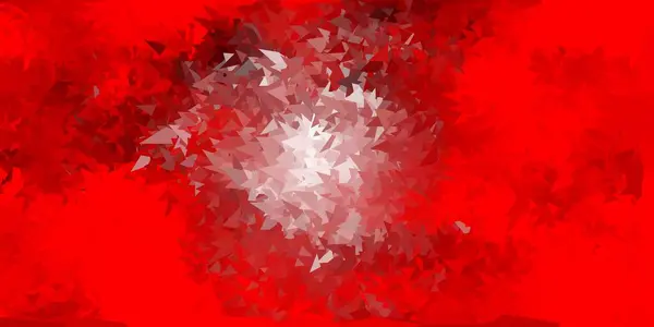 Világos Piros Vektor Háromszög Mozaik Tapéta Modern Absztrakt Illusztráció Sokszögű — Stock Vector